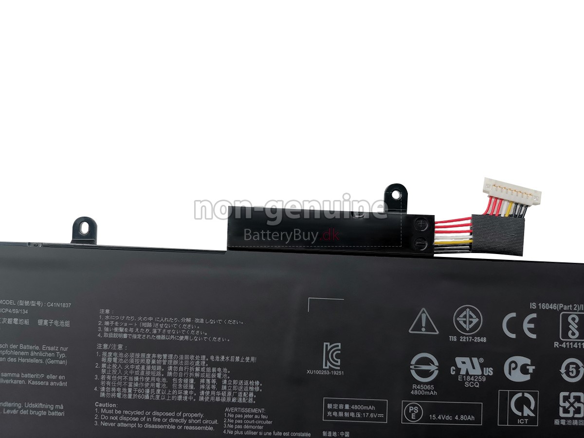 Asus Rog ZEPHYRUS W500GV laptop udskiftningsbatteri