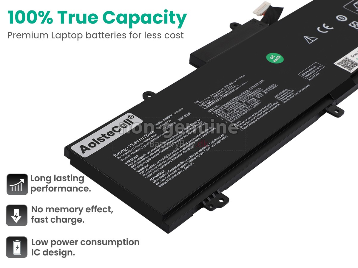 Asus Rog ZEPHYRUS GA502DU udskiftningsbatteri