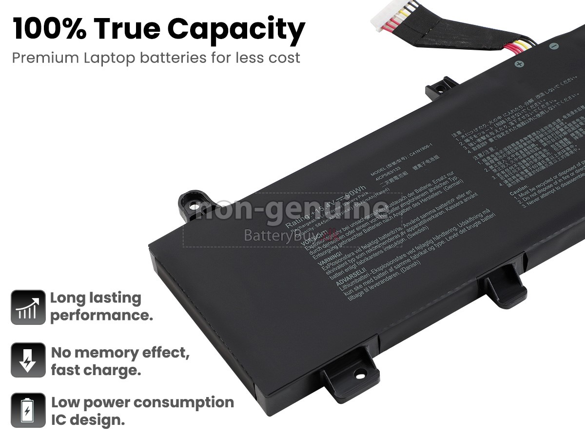 Asus FA506QR laptop udskiftningsbatteri