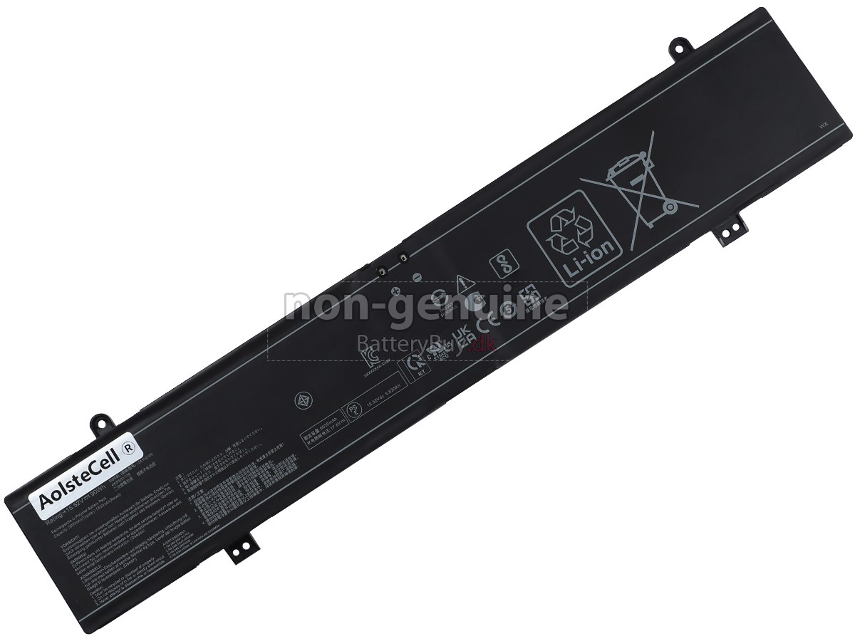 Asus Rog ZEPHYRUS M16 GU604VY-NM001X udskiftningsbatteri