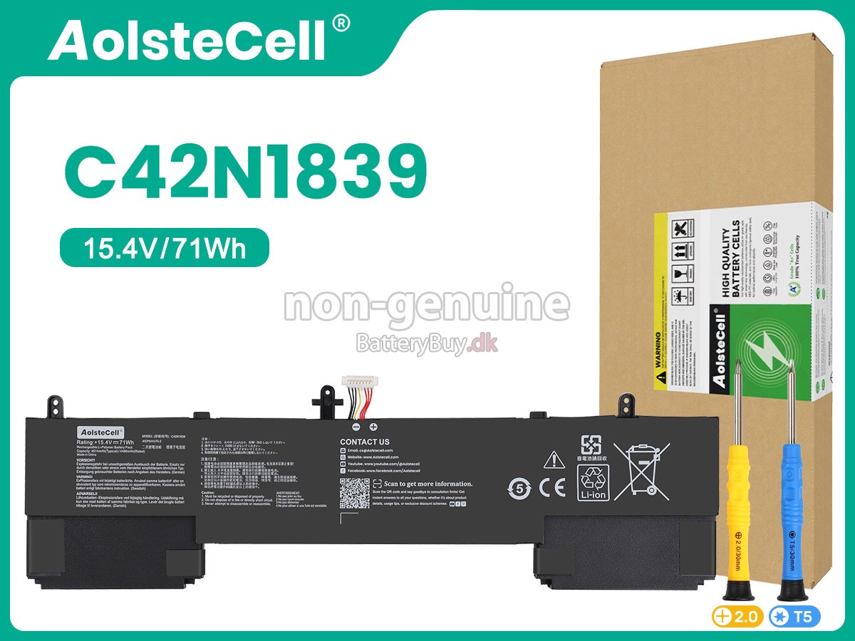 Asus ZenBook 15 UX533FAC udskiftningsbatteri