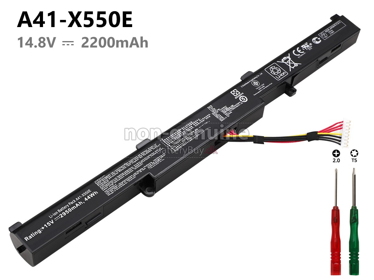 Asus R752LB-TY180T laptop udskiftningsbatteri