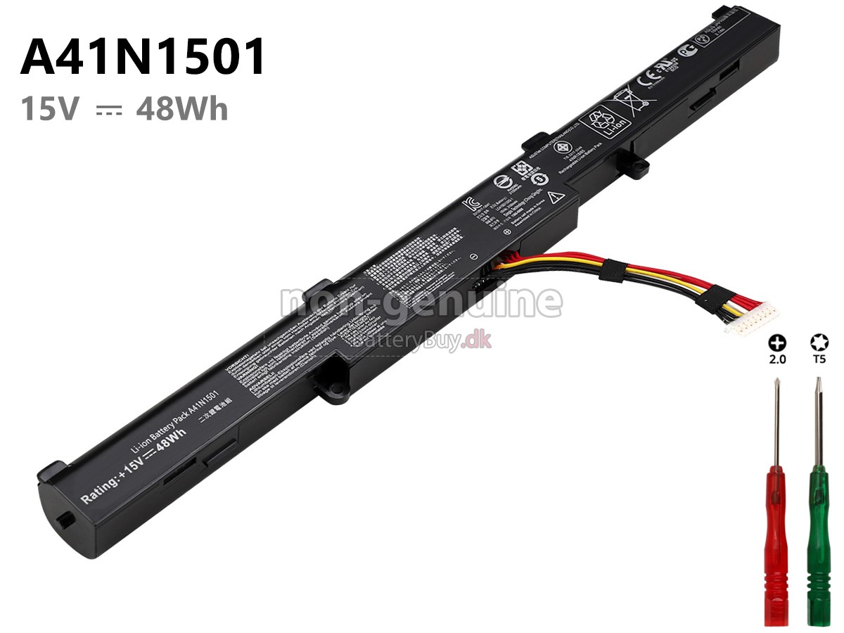 Asus GL752VW-DH71-HID12 laptop udskiftningsbatteri