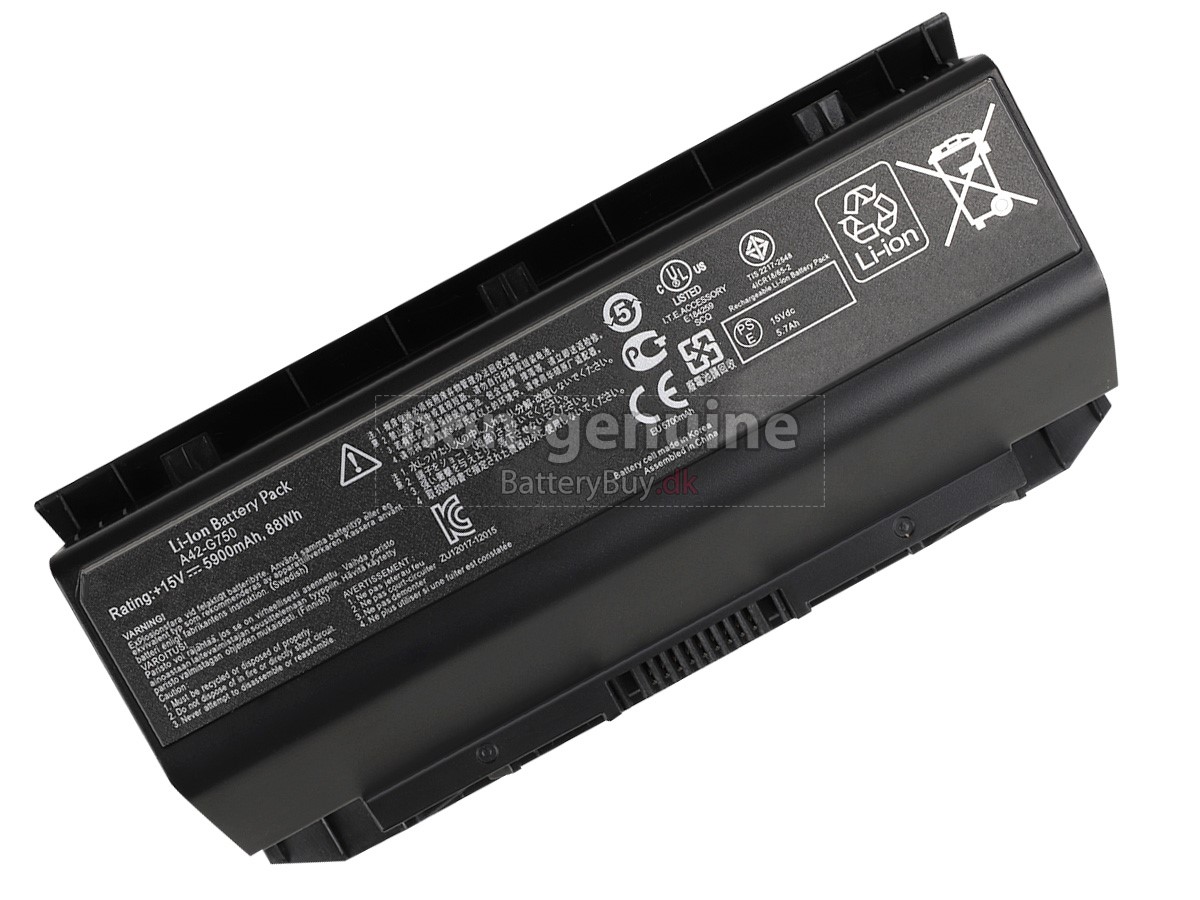 Asus G750JS laptop udskiftningsbatteri