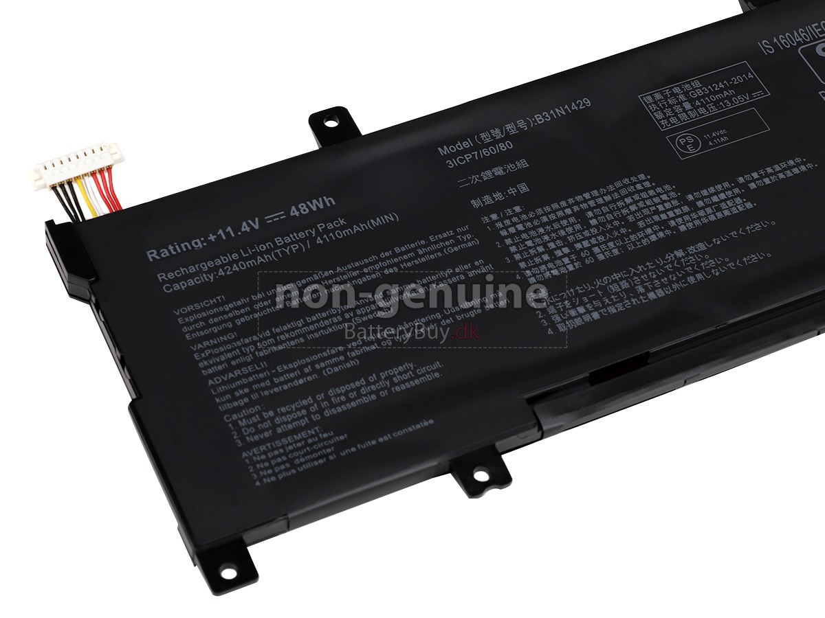 Asus B31N1429 laptop udskiftningsbatteri