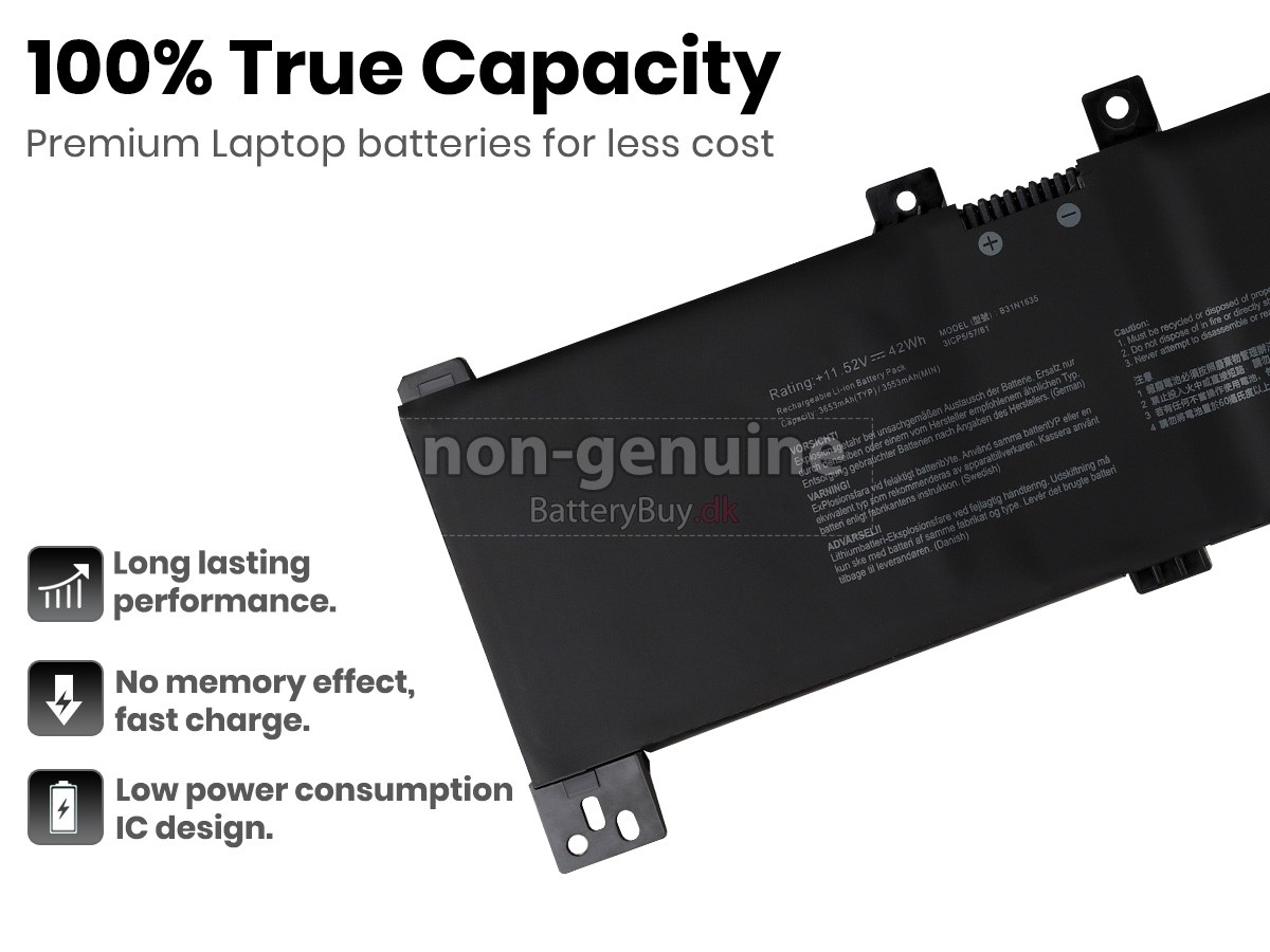 Asus VivoBook F705UF laptop udskiftningsbatteri