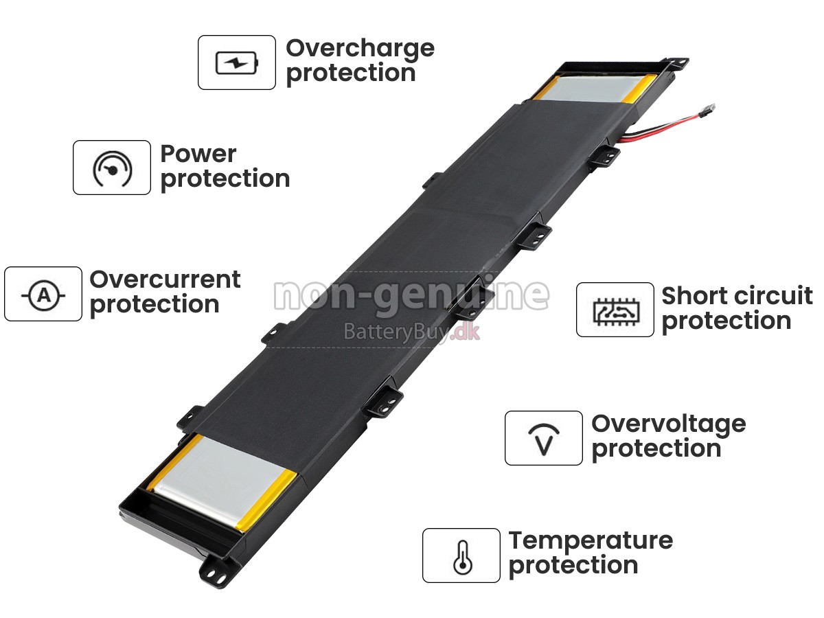 Asus VivoBook V500CA-DB71T laptop udskiftningsbatteri