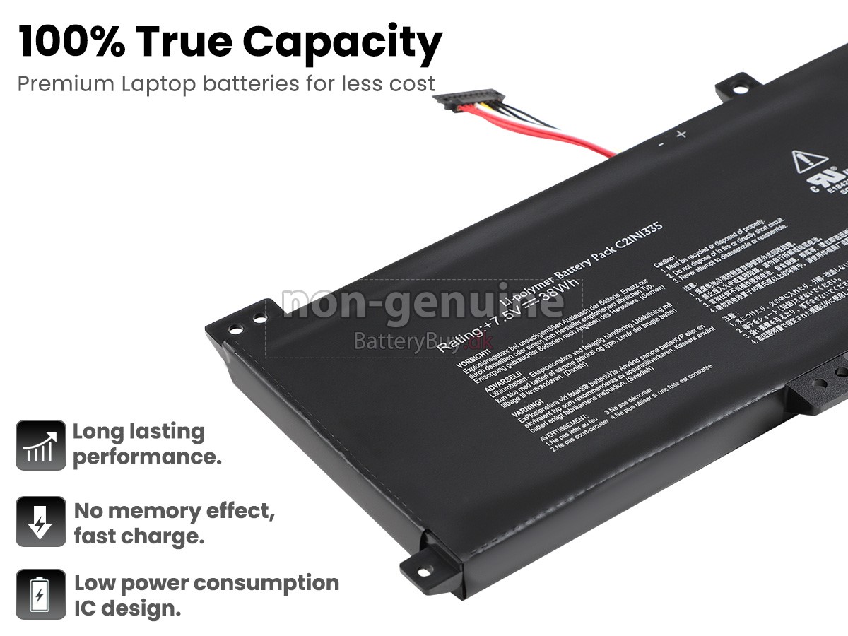 Asus VivoBook S451LB laptop udskiftningsbatteri