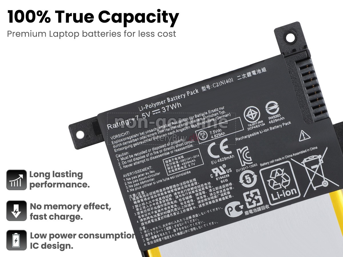 Asus X455LA-7L laptop udskiftningsbatteri