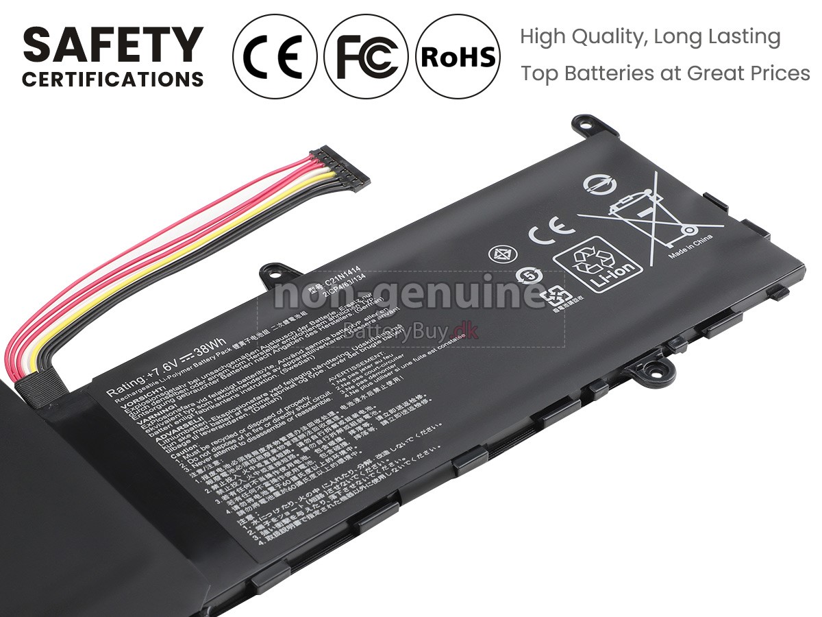 Asus C21N1414 laptop udskiftningsbatteri