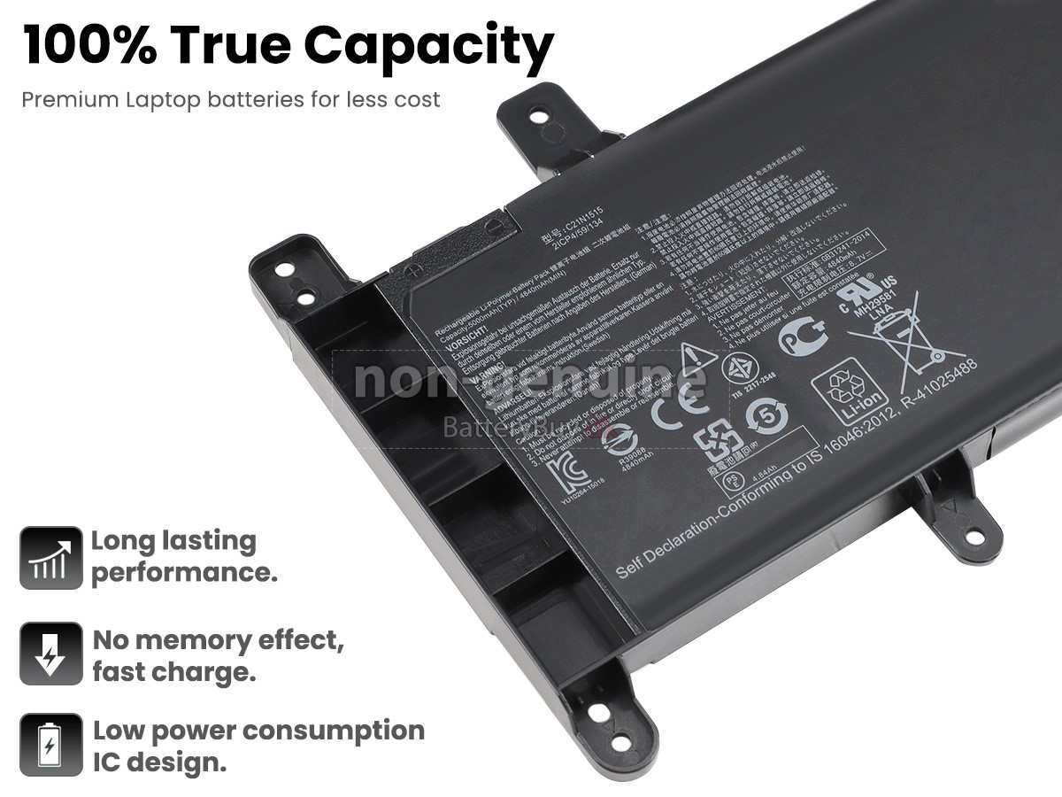 Asus X756UQ-T4018T laptop udskiftningsbatteri