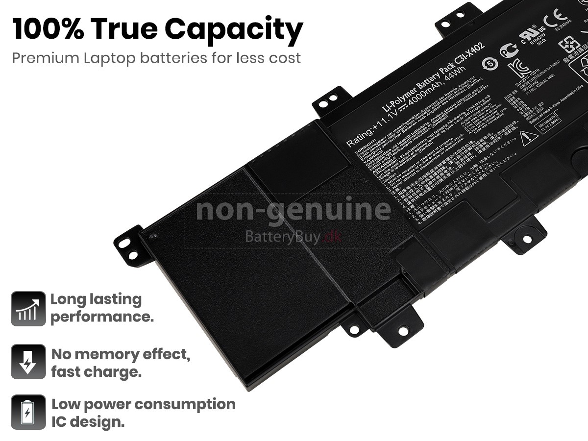 Asus S300 udskiftningsbatteri