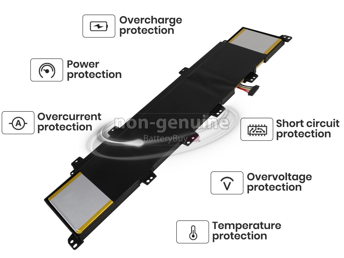 Asus VivoBook S300CA laptop udskiftningsbatteri