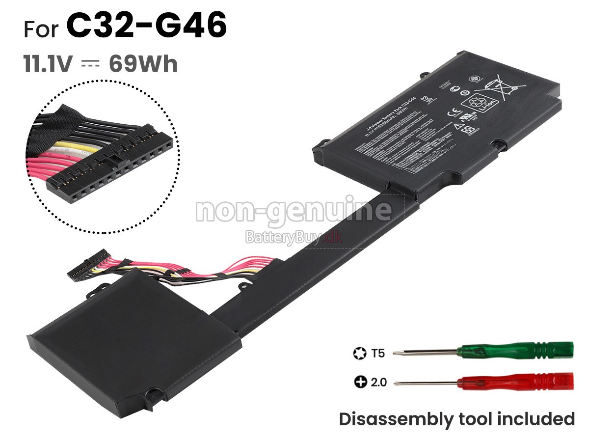 Asus G46VW-BSI5N06 laptop udskiftningsbatteri