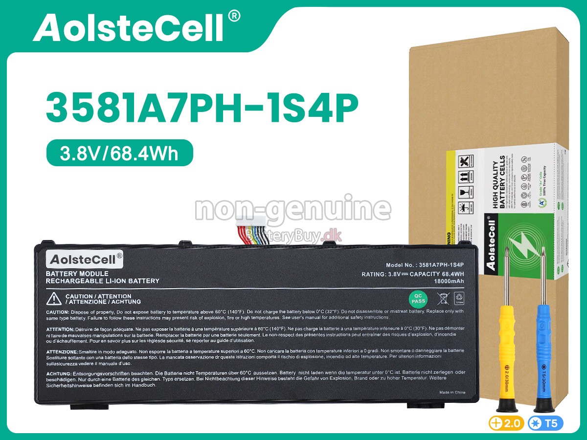 Autel MLP3581107-1S4P udskiftningsbatteri