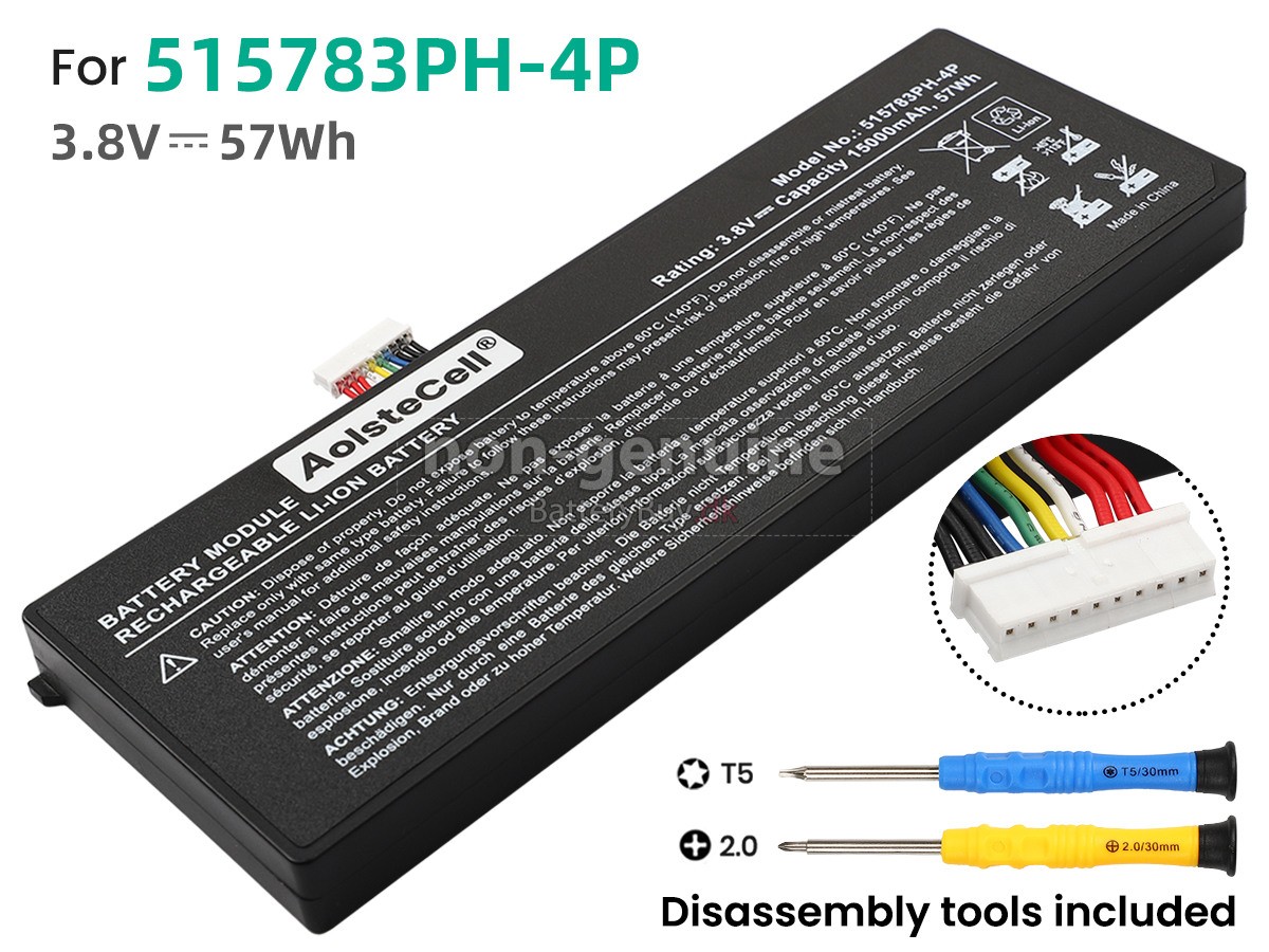 AUTEL 515783PH-4P udskiftningsbatteri