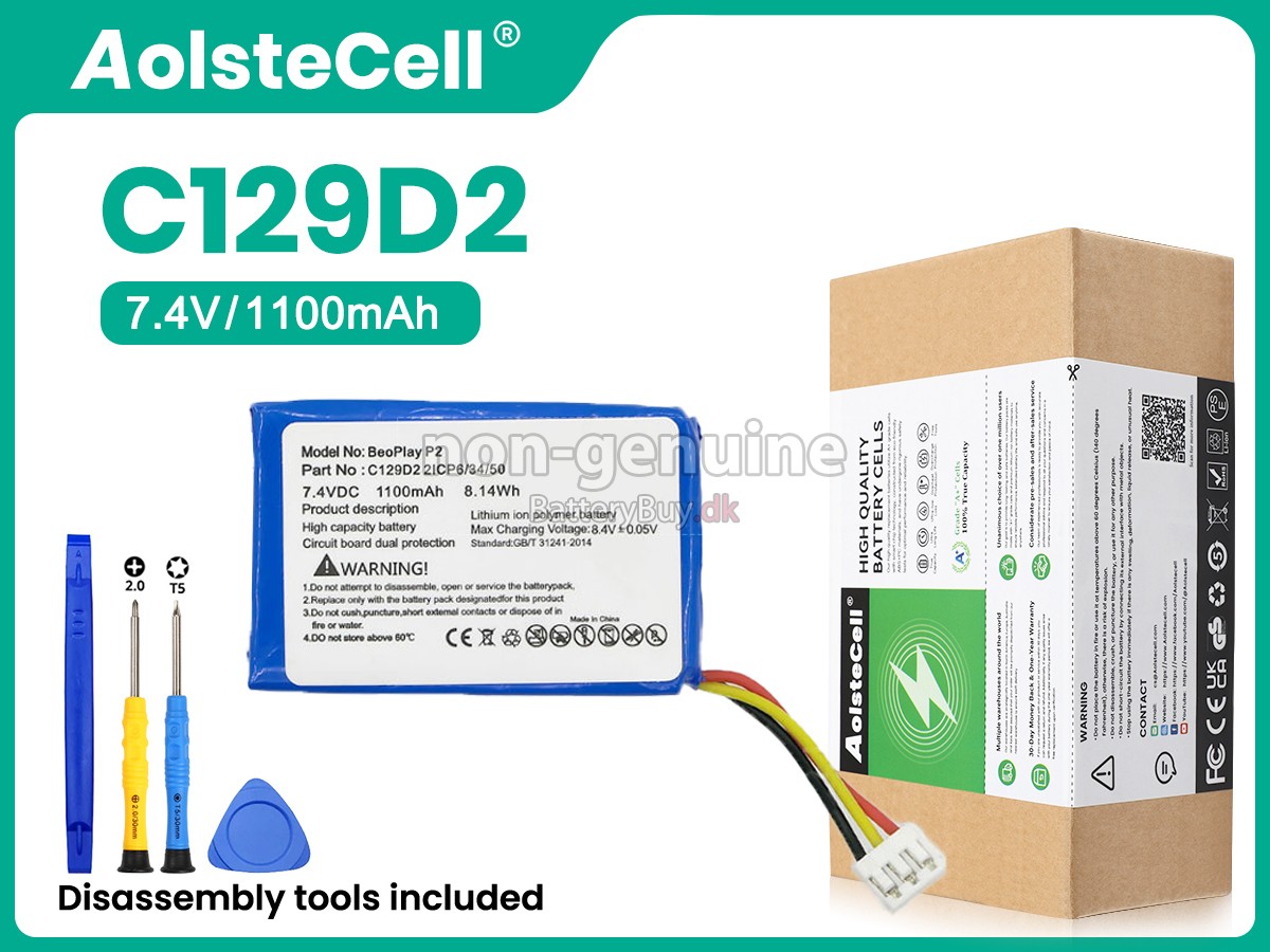 Bang Olufsen BEOPLAY P2 udskiftningsbatteri