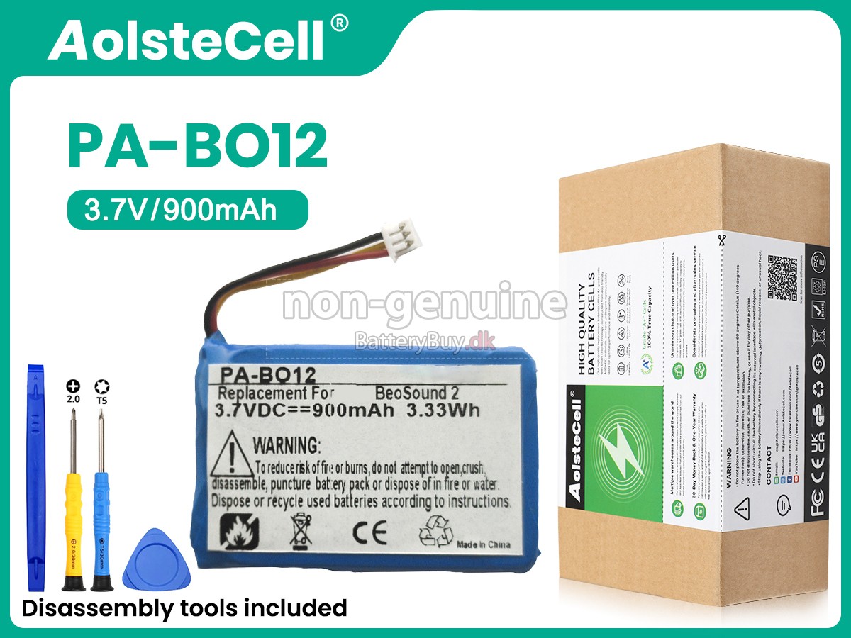 Bang Olufsen BEOSOUND 2 udskiftningsbatteri