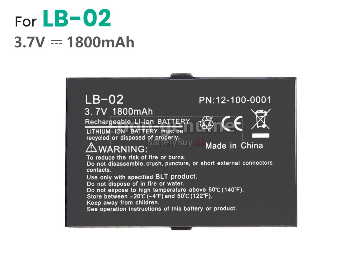 Biolight 12-100-0001 udskiftningsbatteri