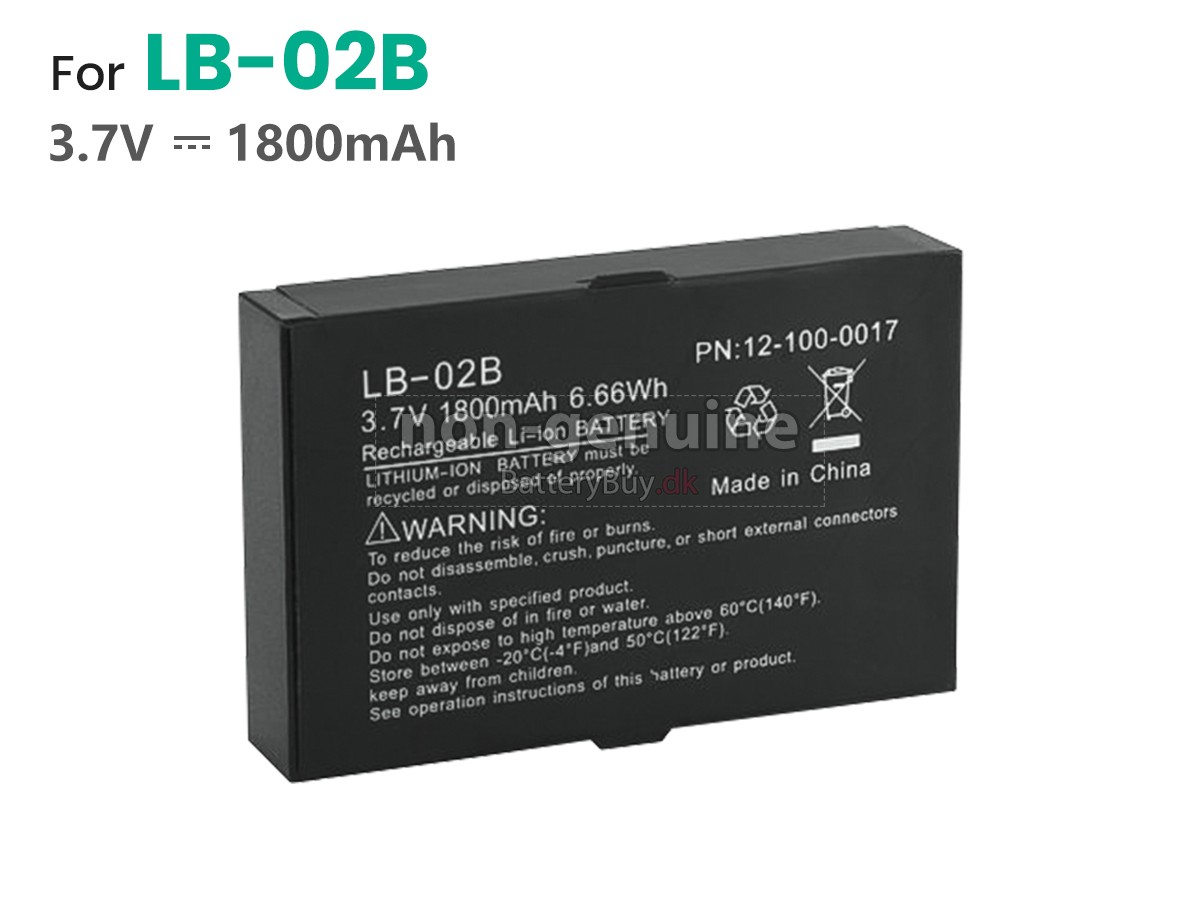 Biolight LB-02B udskiftningsbatteri