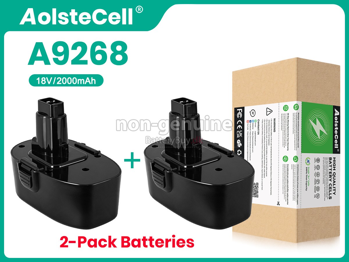 Black Decker A9268 udskiftningsbatteri