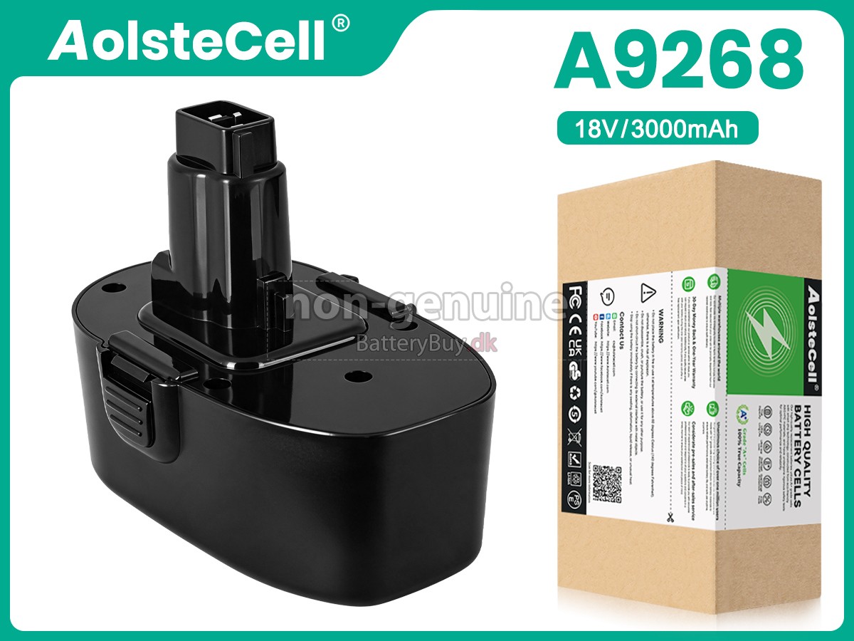 Black Decker A9268 udskiftningsbatteri