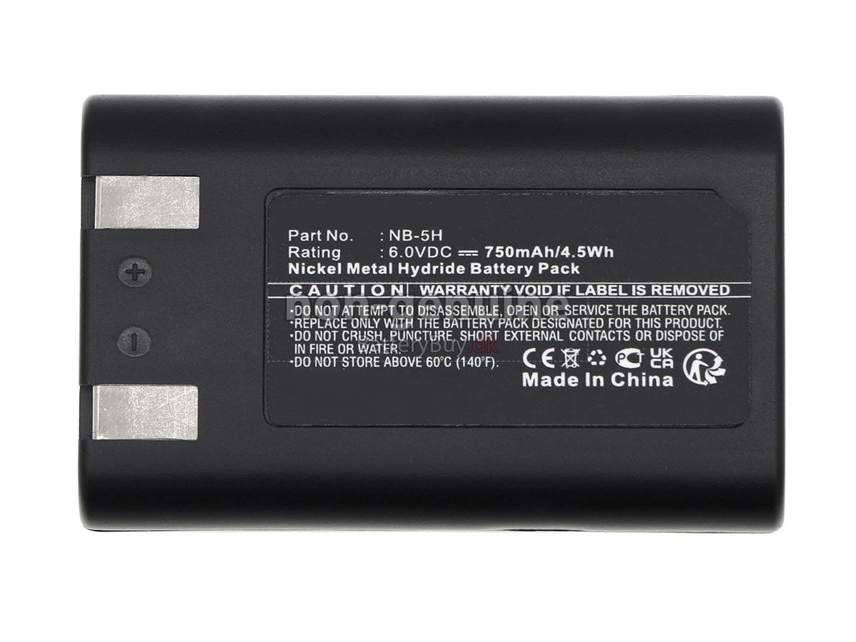 Canon NB-5H udskiftningsbatteri