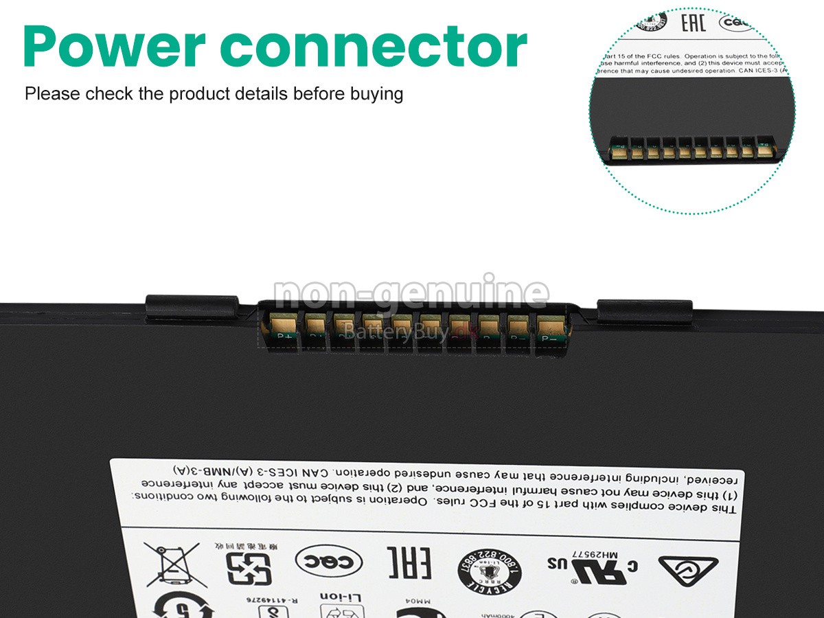 Carestream 8G5132 udskiftningsbatteri