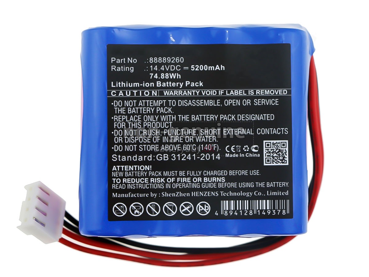 Carewell ECG-1112 udskiftningsbatteri