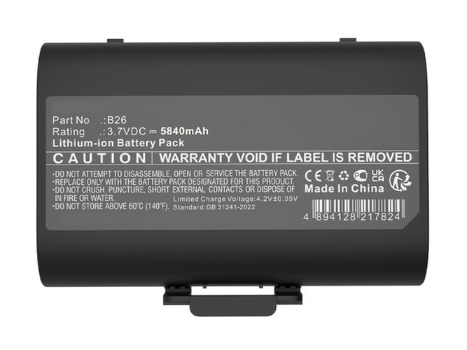 batteri til Castles Technology SATURN1000