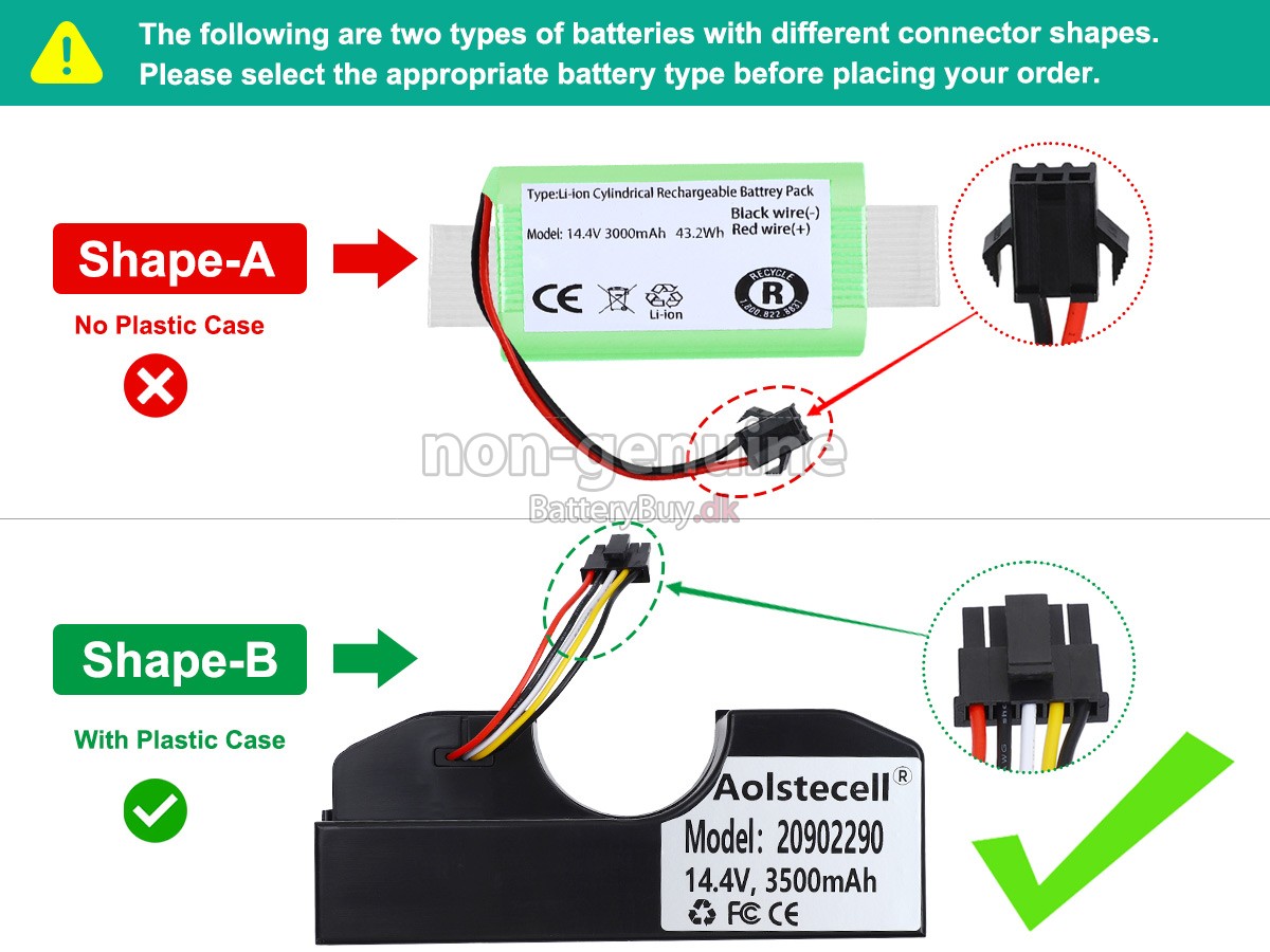 Cecotec CONGA 2290 udskiftningsbatteri