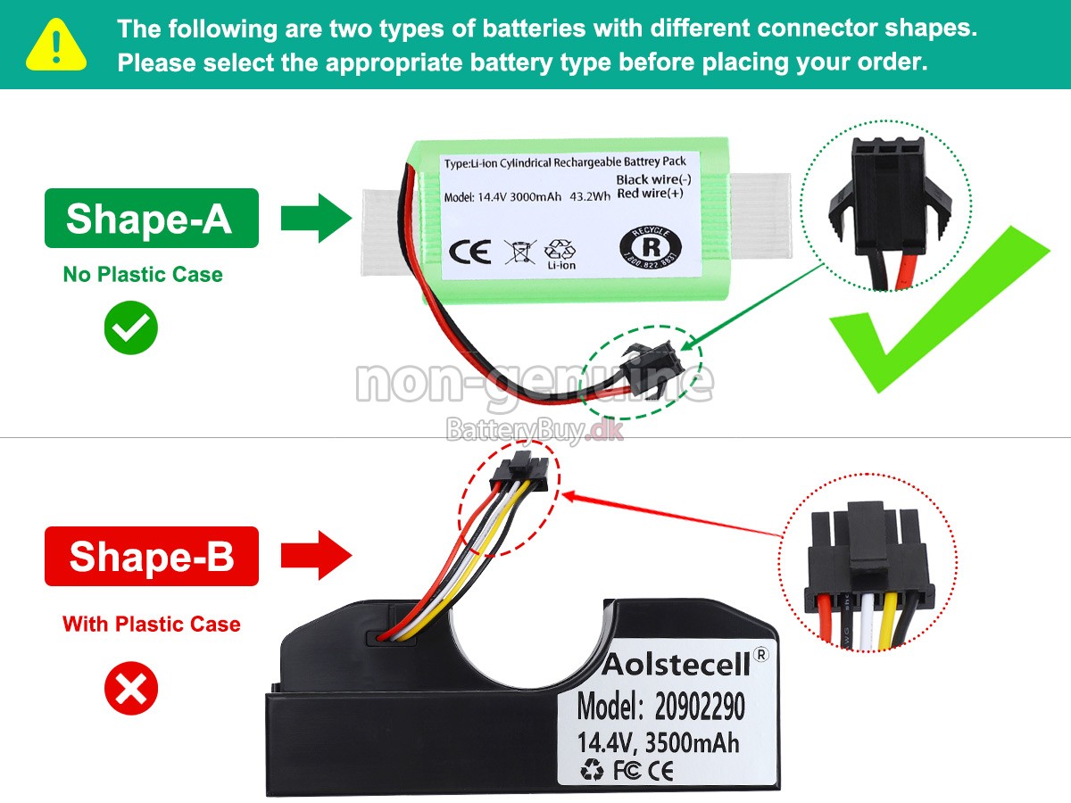 Cecotec CONGA 2290 udskiftningsbatteri