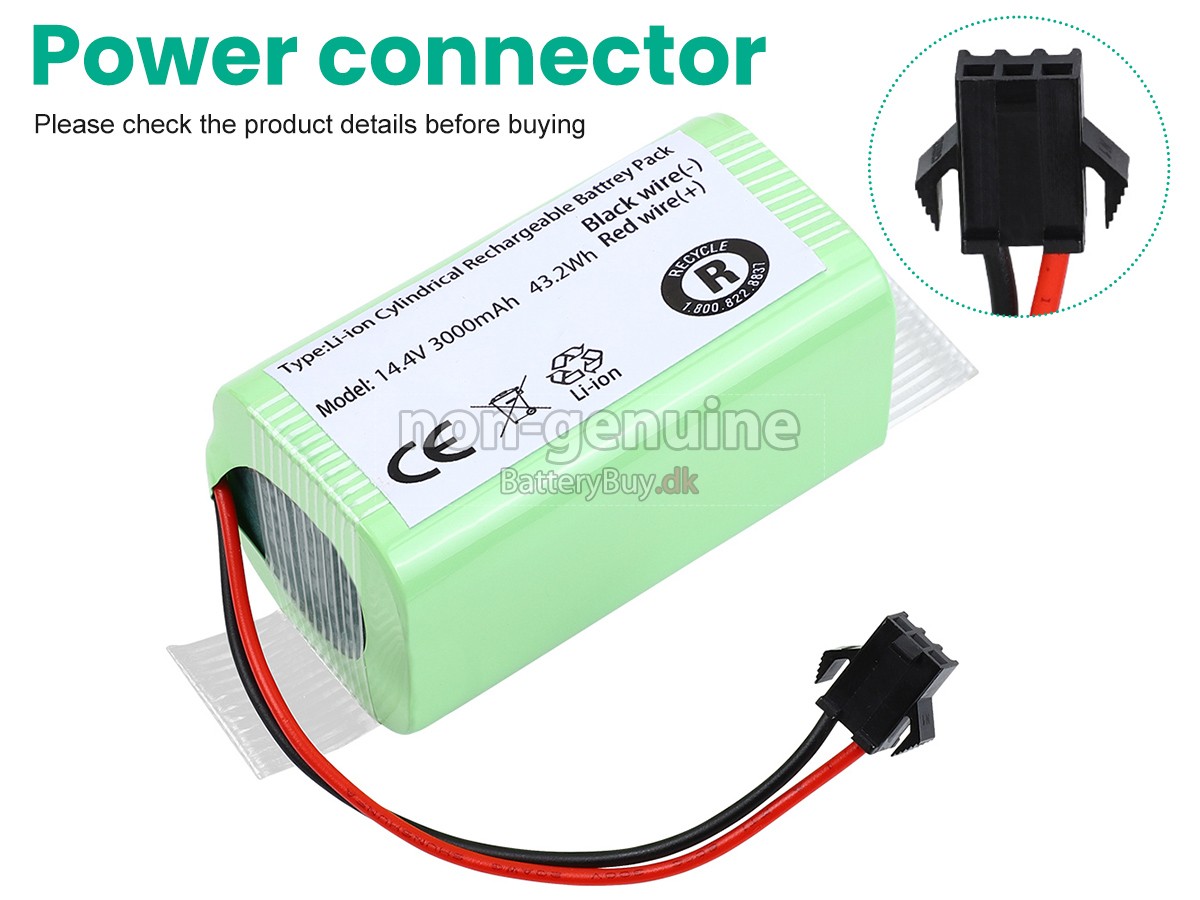 Cecotec CONGA 2290 udskiftningsbatteri