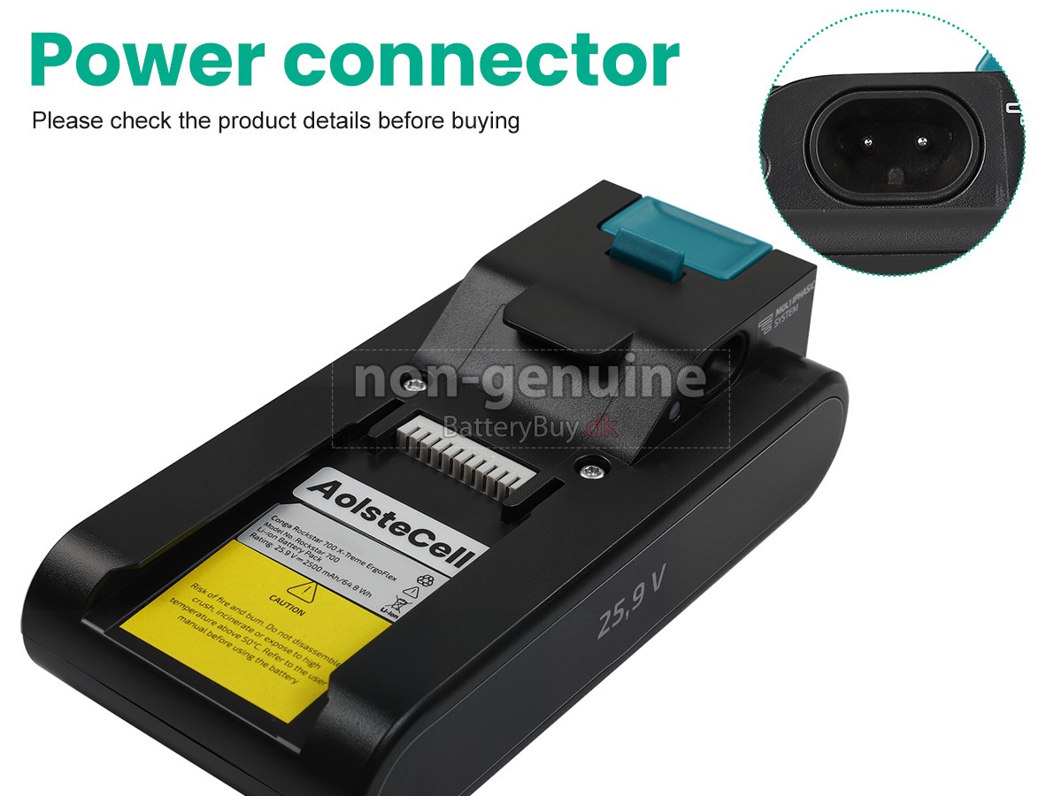 Cecotec ROCKSTAR 500 X-TREME udskiftningsbatteri