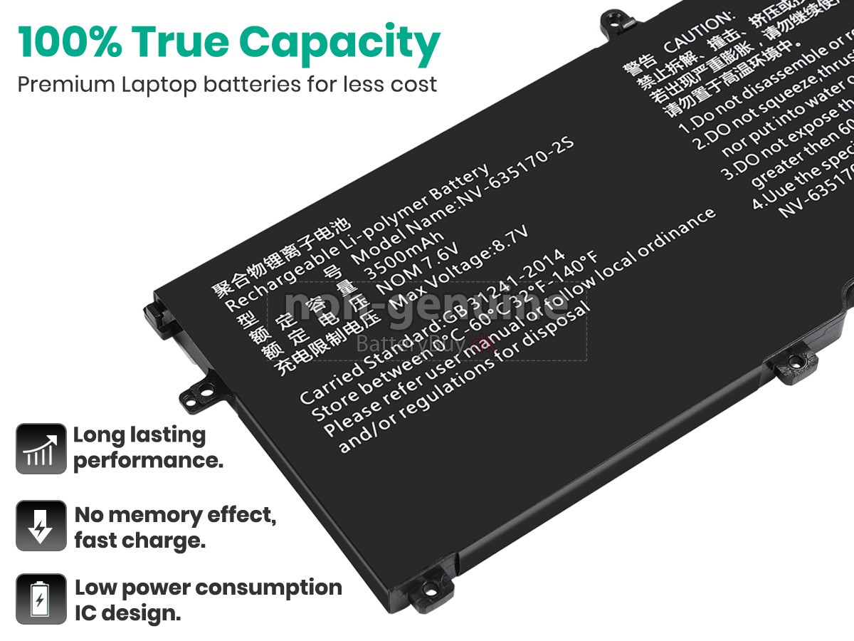 CHUWI MINIBOOK 8 CWI526 udskiftningsbatteri