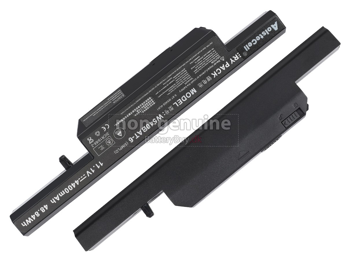 Clevo 6-87-W540S-4U42 udskiftningsbatteri