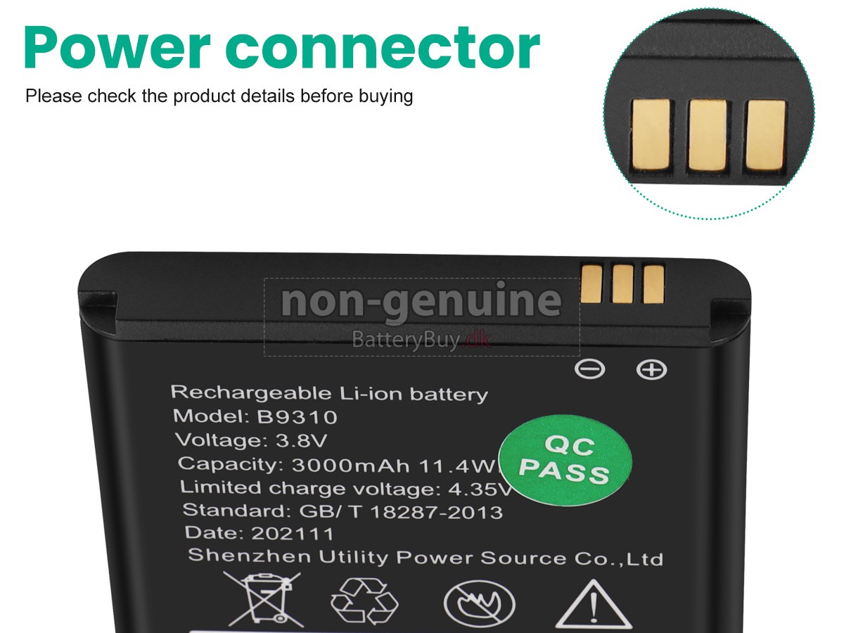 D LINK B9310 udskiftningsbatteri