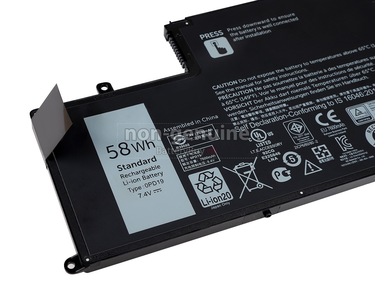 Dell P39F-002 laptop udskiftningsbatteri