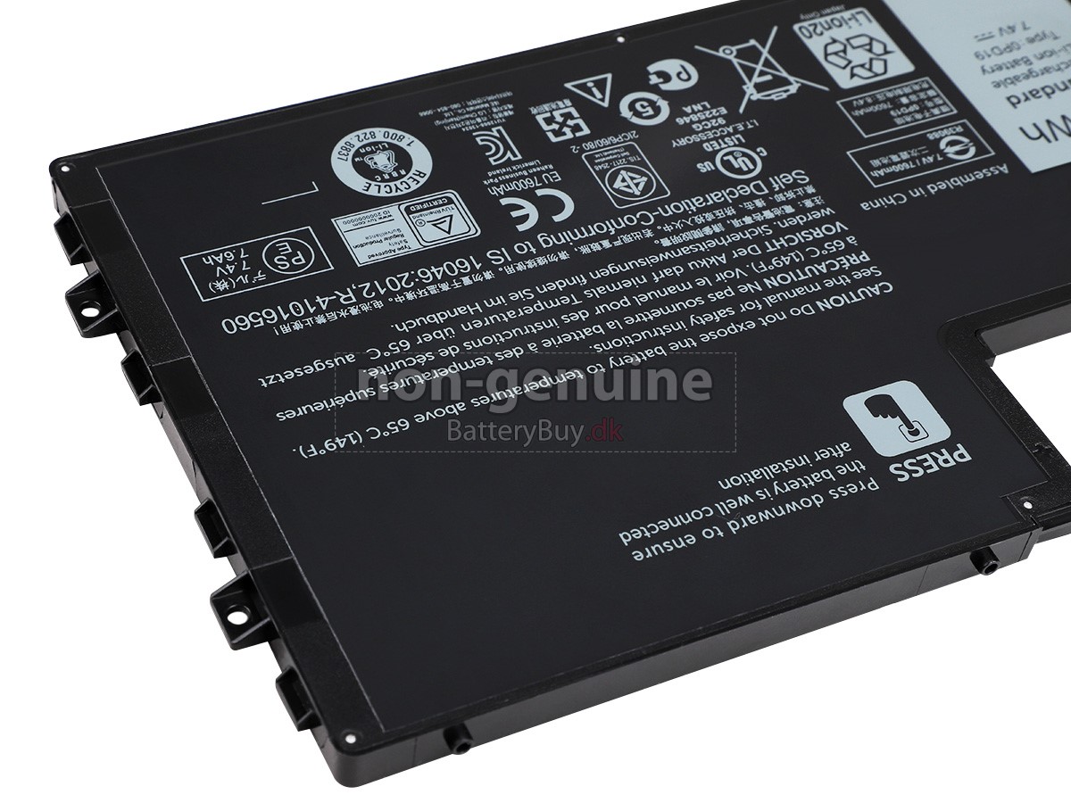 Dell R77WV laptop udskiftningsbatteri