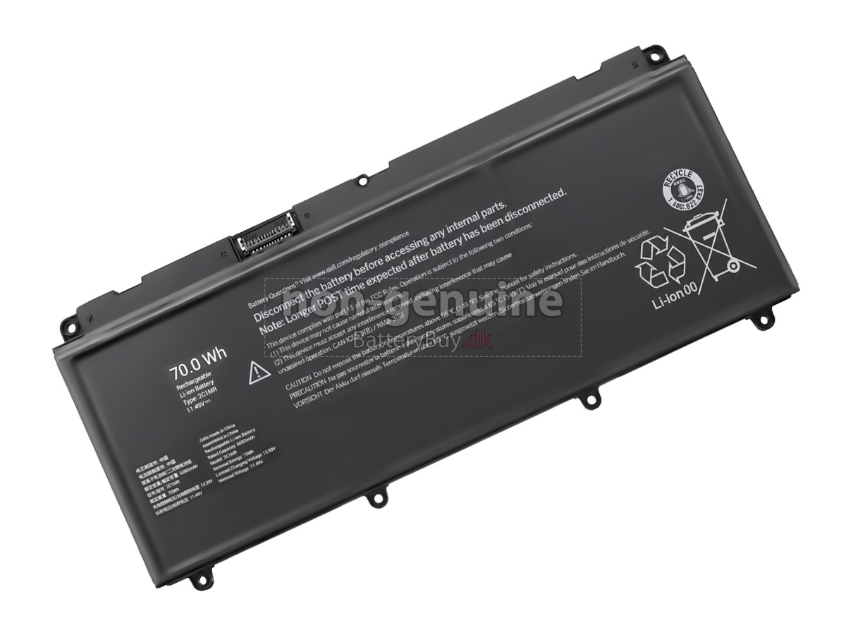 Dell 0P0DJ5 udskiftningsbatteri