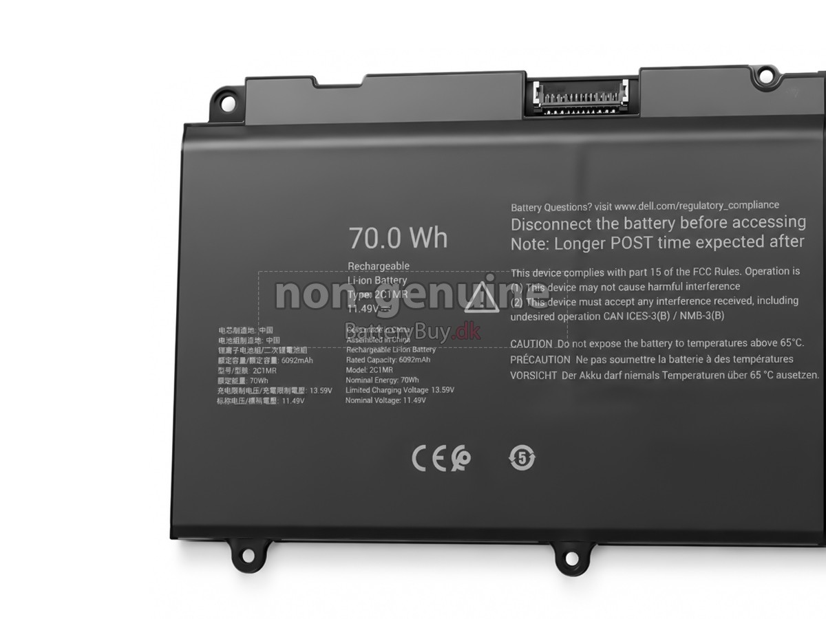Dell 0P0DJ5 udskiftningsbatteri