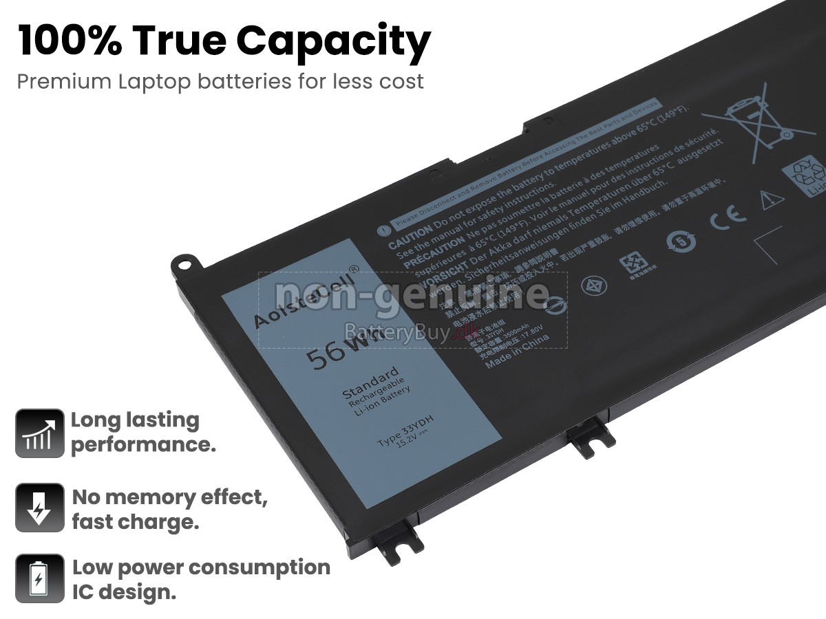 Dell Inspiron 7773 laptop udskiftningsbatteri