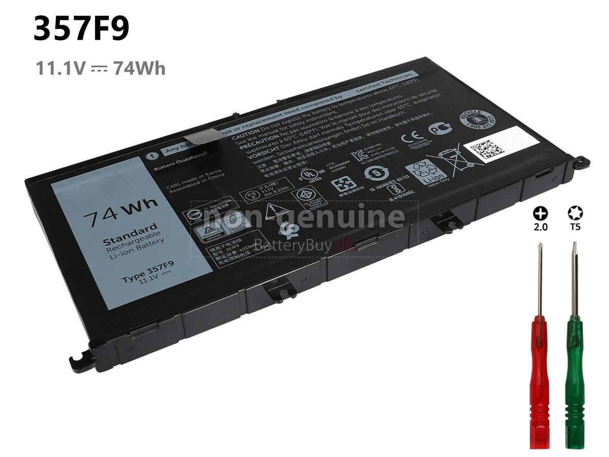 Dell Inspiron I7559-7512GRY laptop udskiftningsbatteri