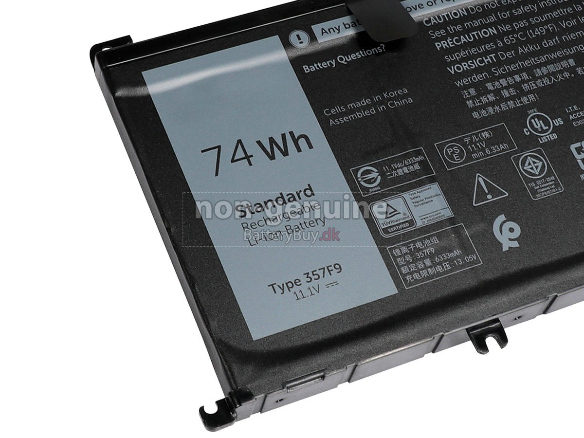 Dell Inspiron I7559-7512GRY laptop udskiftningsbatteri