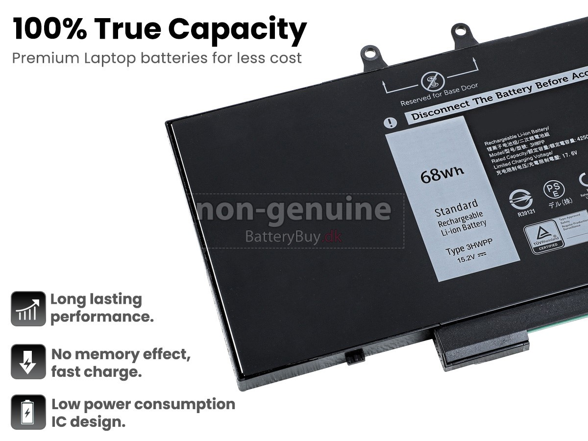 Dell P80F003 udskiftningsbatteri