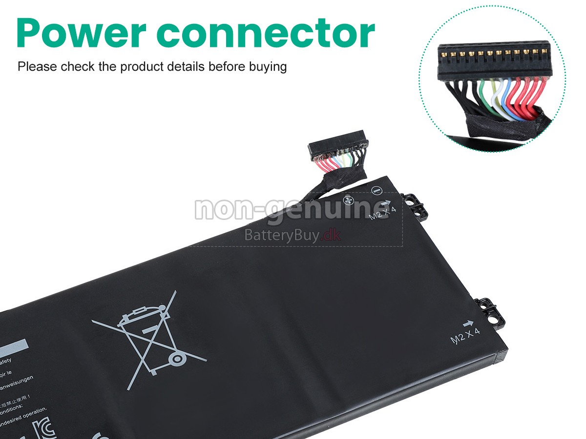 Dell P102F003 udskiftningsbatteri