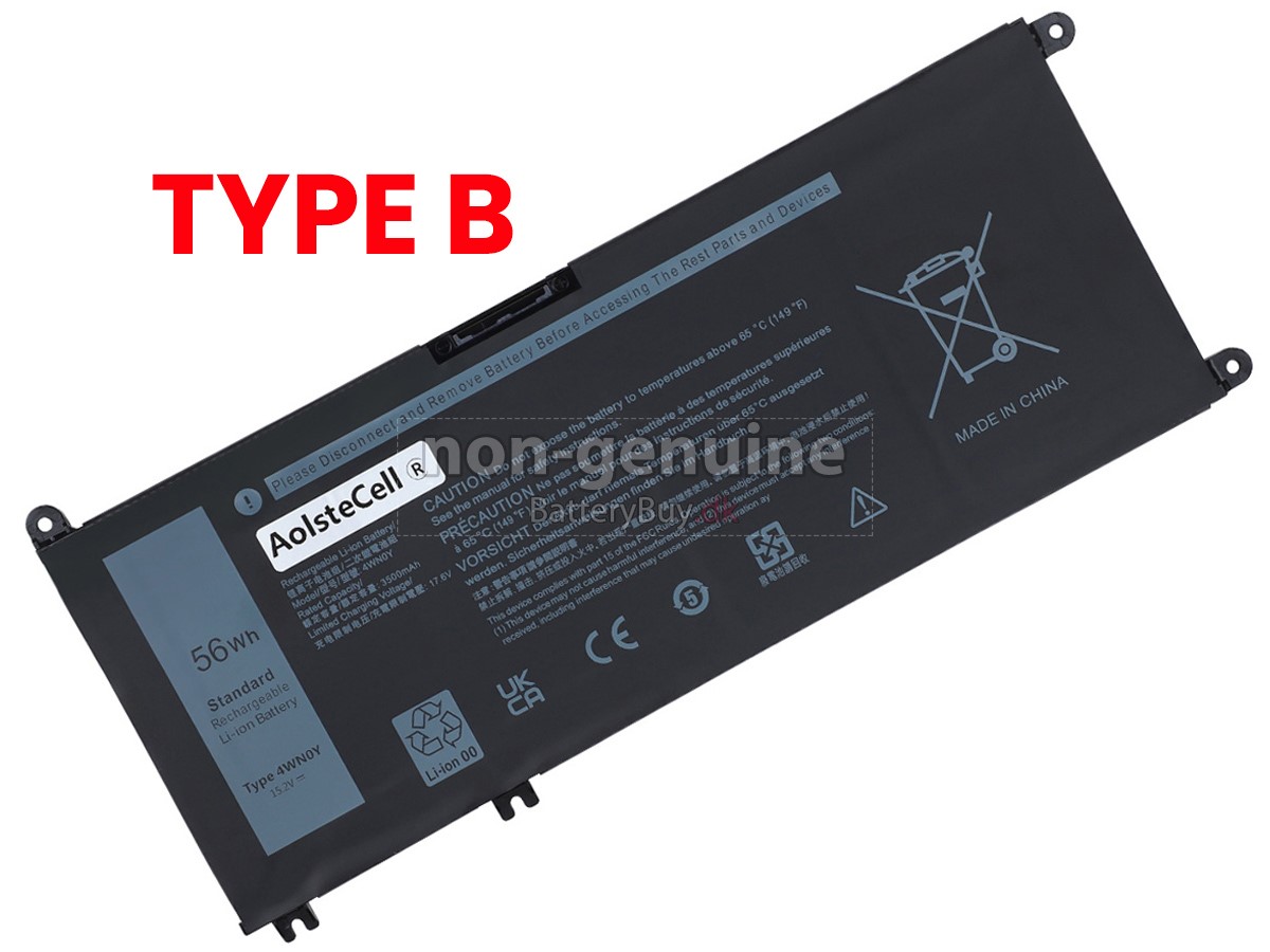 Dell P95G002 udskiftningsbatteri