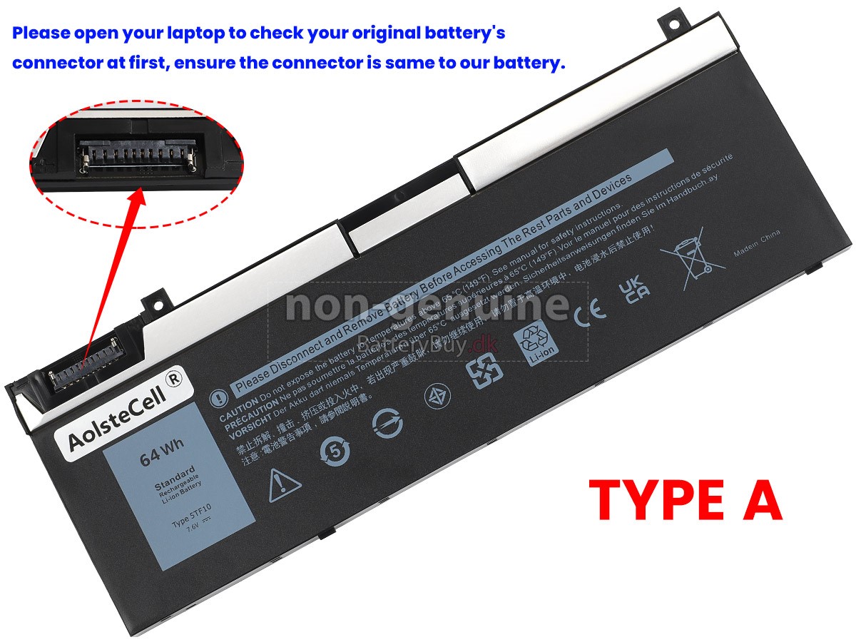 Dell 0H6K6V udskiftningsbatteri