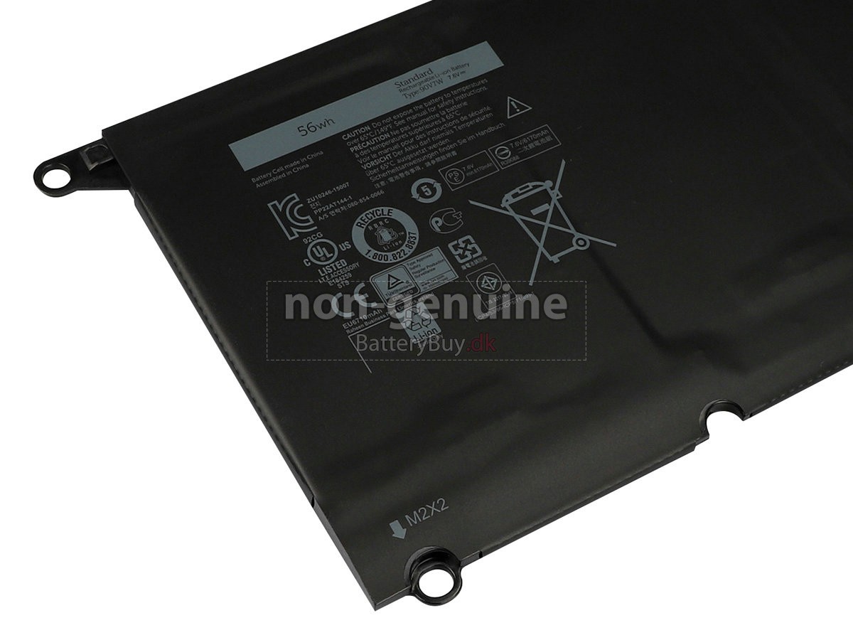 Dell XPS 13-9350 laptop udskiftningsbatteri