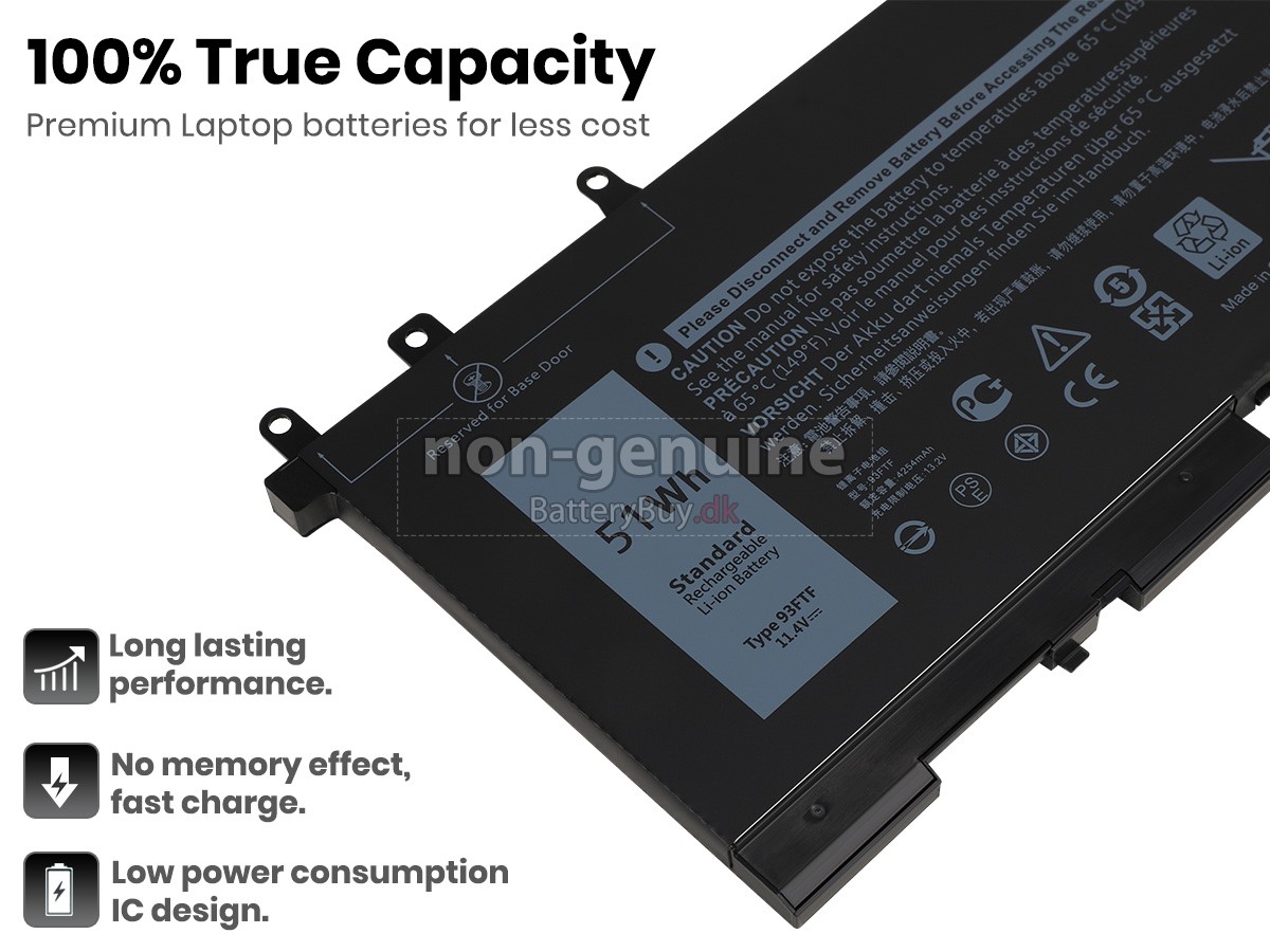 Dell Latitude 5280 laptop udskiftningsbatteri